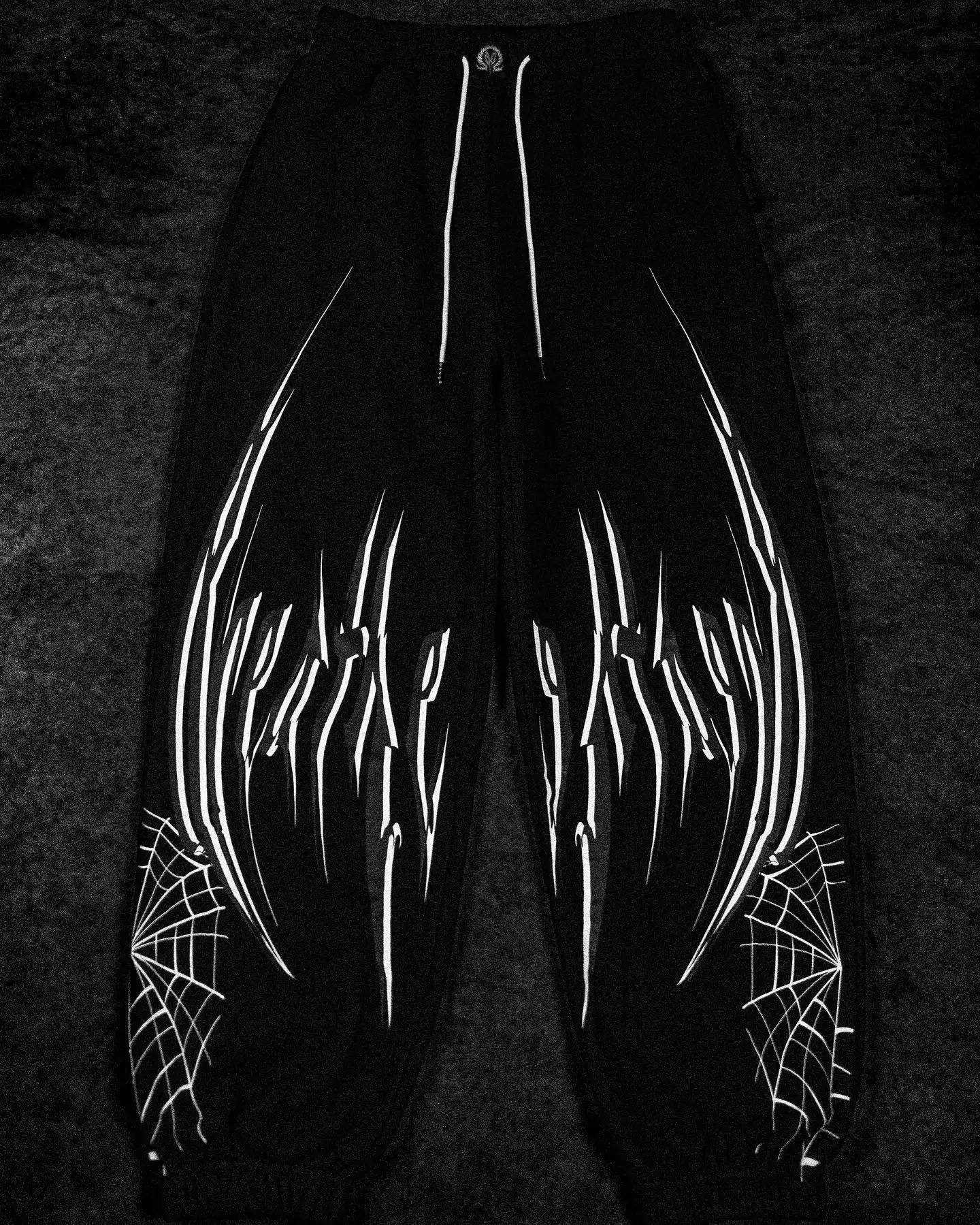 Breathedivinity Gothic Sweatpants Style Harajuku Streetwear Dark Casual Loose Trousers Trendy Hip-Hop Pants Alternative Fashion 250225
