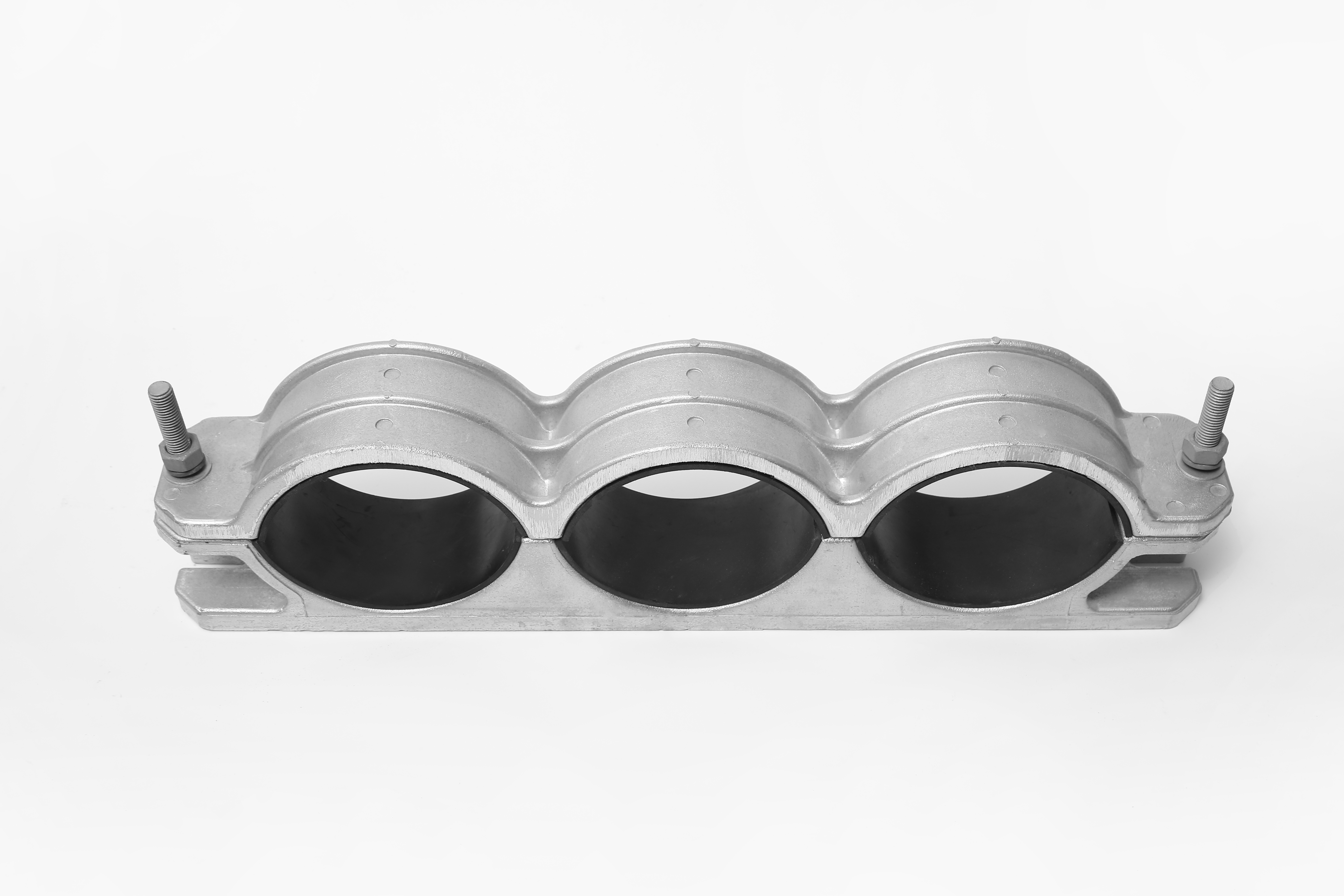 Heavy Duty Aluminum Alloy Cable Bracket JGW Series for Stable Fixation of Triple Wires at High Pressures