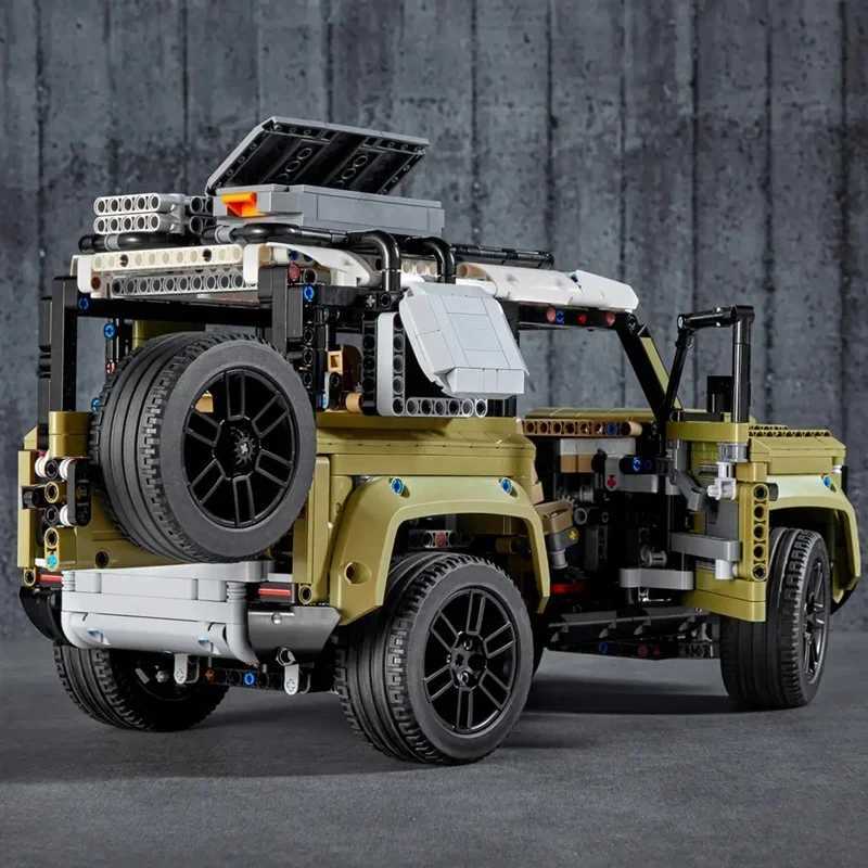 2573PCS Technical Land Off-road Defender Sports Car Building Blocks 42110 Set Model MOC Vehicle Toys B for Boys Adt Gifts Y250227