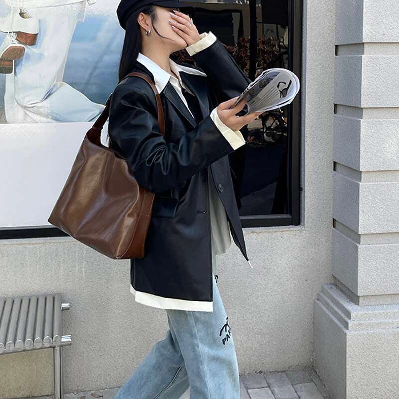 Large Capacity Messenger Tote Bags For Women Designer Handbags And Purses 2024 New In Vintage Square Shoulder Crossbody