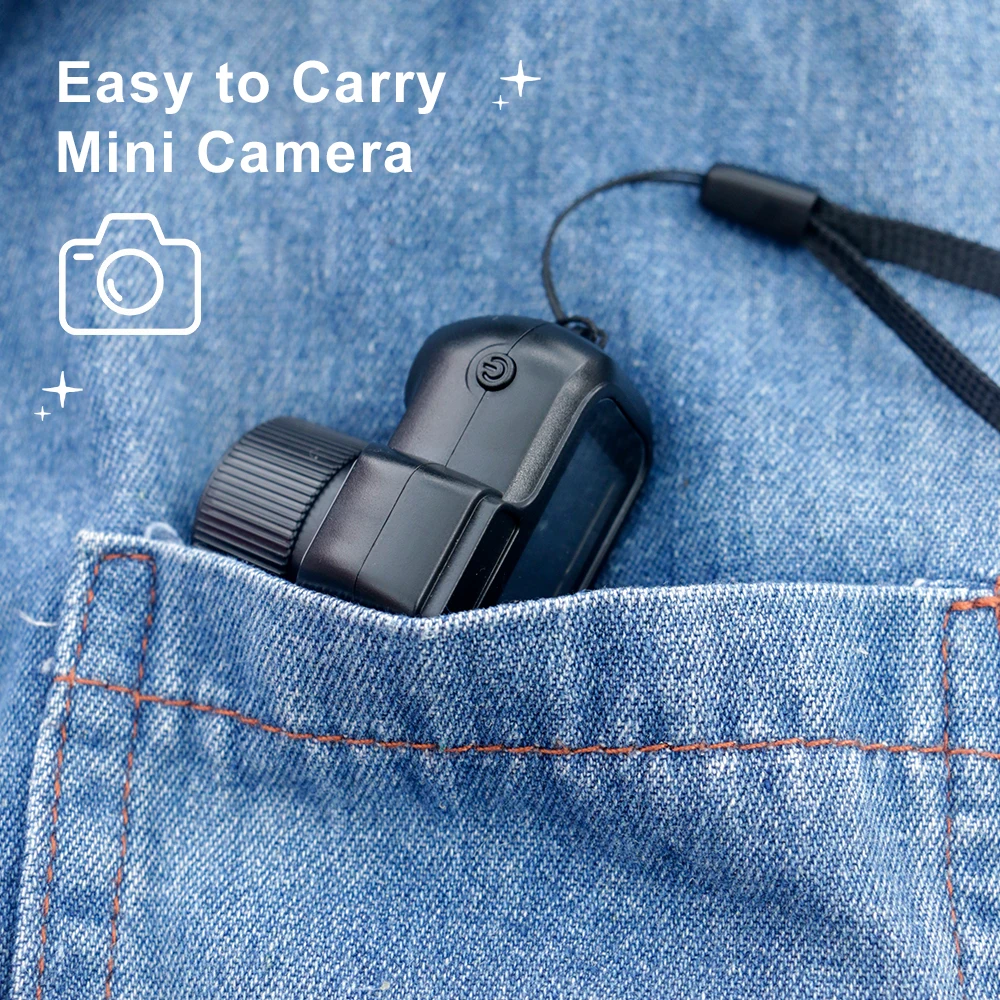 Mini Camera With 0.96inch Screen CMOS Indoor Home Outdoor 1080P Sports Portable Vintage Video Recorder Support TF Card Y3000