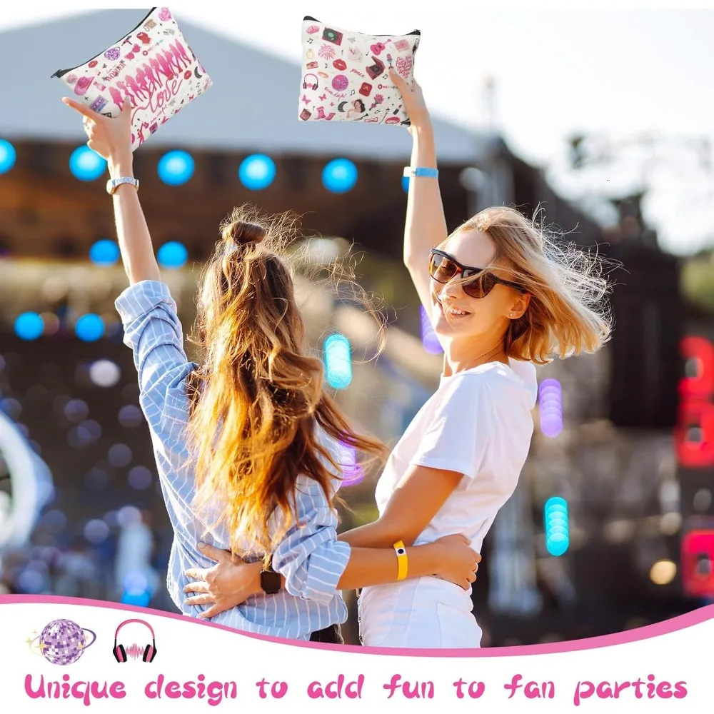 Ship from US Makeup bag for inspiring female singer travel makeup portable stationery storage music lover gift 250227FBB