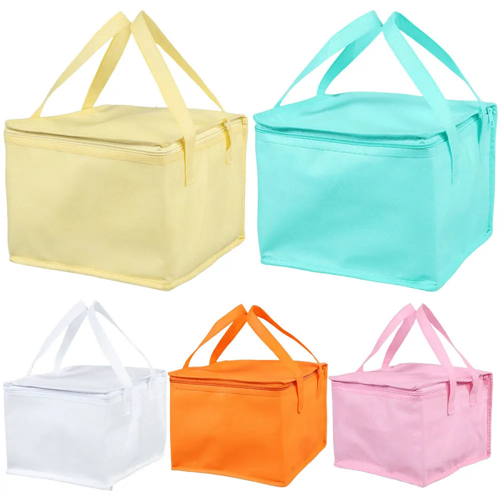 Ship from US Food Pizza Delivery Insulated Bag Reusable Thermal Storage Holder Outdoor Picnic Lunch for and Cold 250227FBB