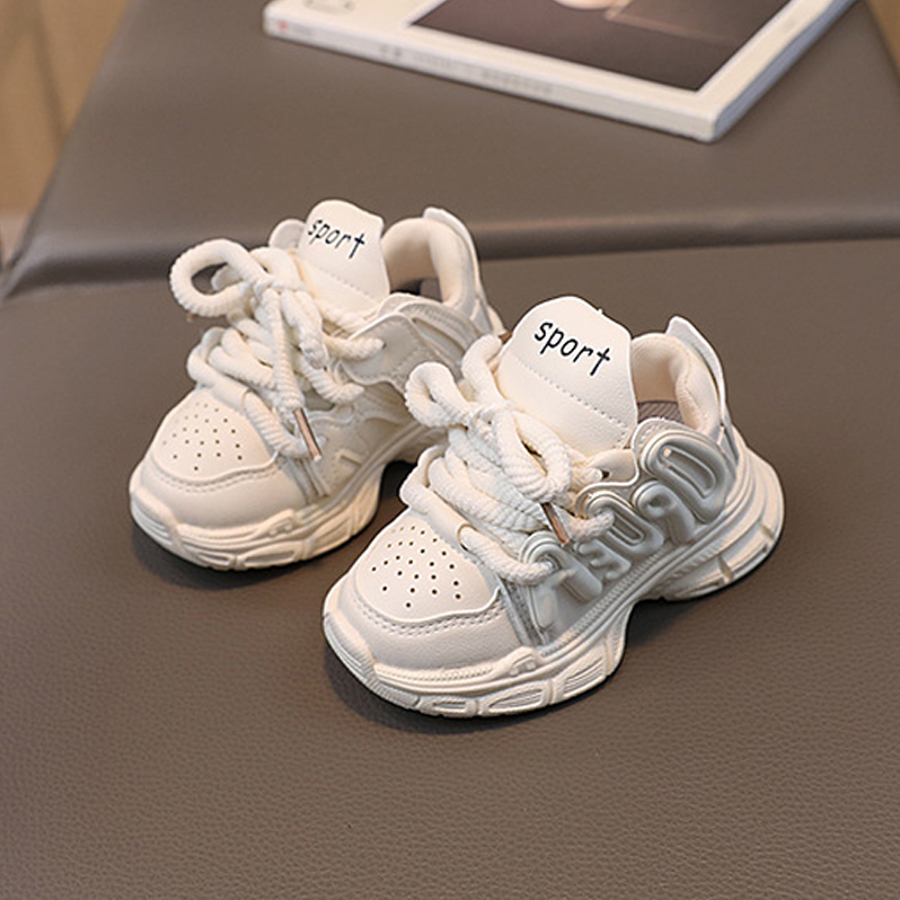 Girls Sneakers Children Child Trendy Shoes Pink Beige Platform Laceup snest s Running Sport Shoes Nonslip Girl Casual Shoe Sizes US55CUS4Y K063 S25102