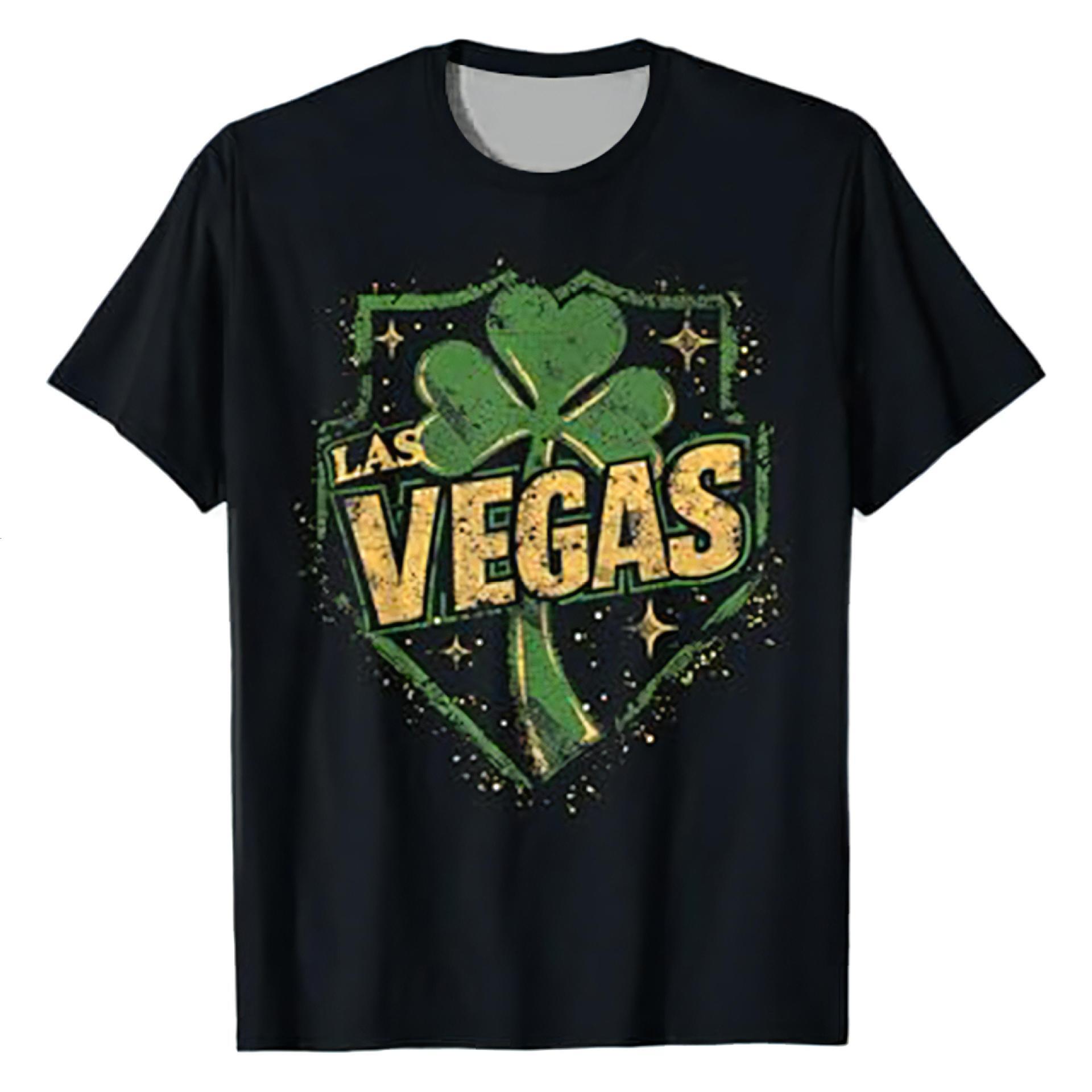 Designer 2025 New Fashionable And Versatile Men's Summer Short Sleeved Printed T-shirt D