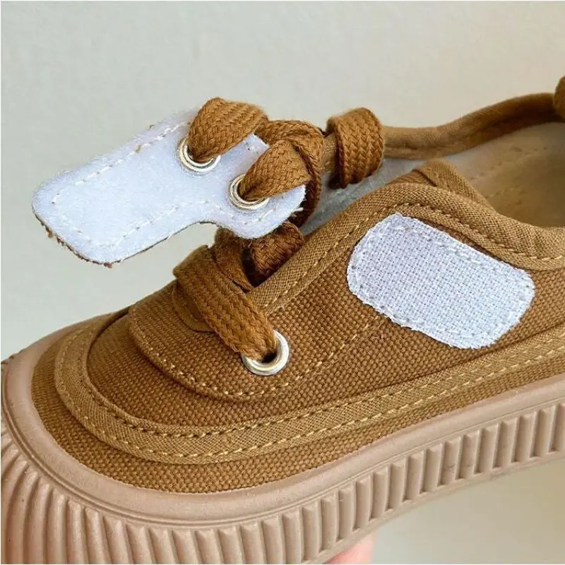 Autumn Childre Sport Breathable Boys Sneakers Brand Kids For Girls Jeans Denim Casual Child Flat Canvas Shoes DN10085200 y250225