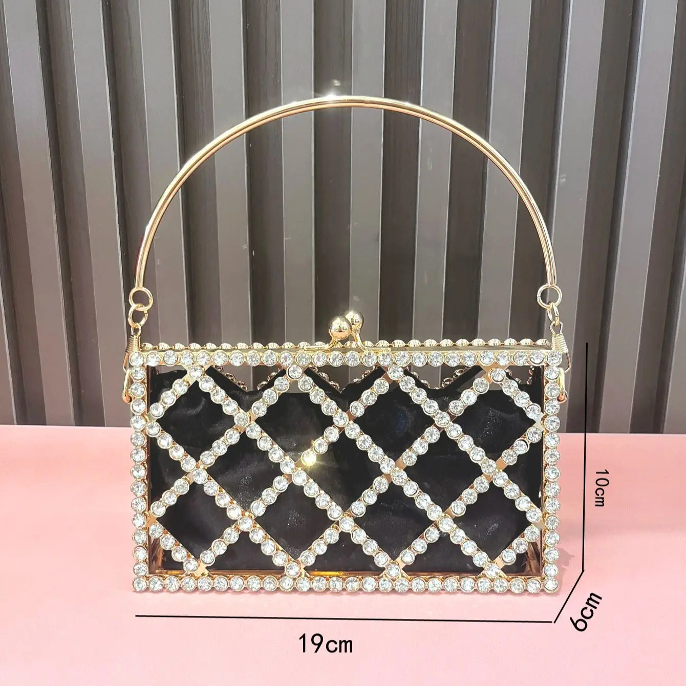 Handmade Rhinestones Evening bag Crystal Bags for Women Purses and Handbags y ner metal banquet 250226