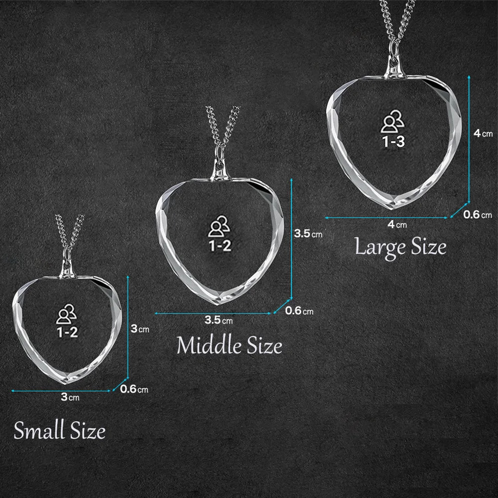 Custom Po Necklace HeartShaped Pendant Laser Engraved Picture Personalized Birthday Memories Gift 250117