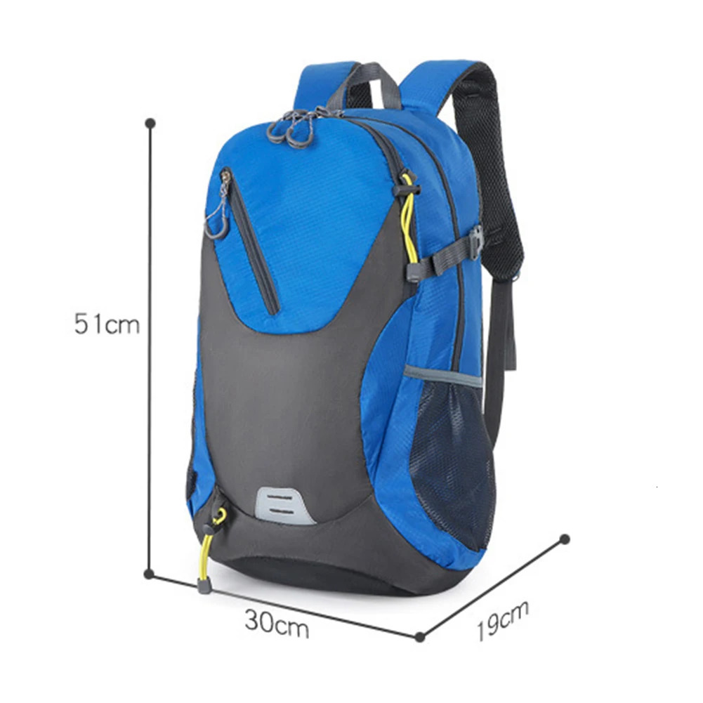Ship from US 40L Large Travel Backpack Capacity Casual Men Women Outdoor Bag Waterproof Mountaineering Cycling Hiking Sports 250227FBB