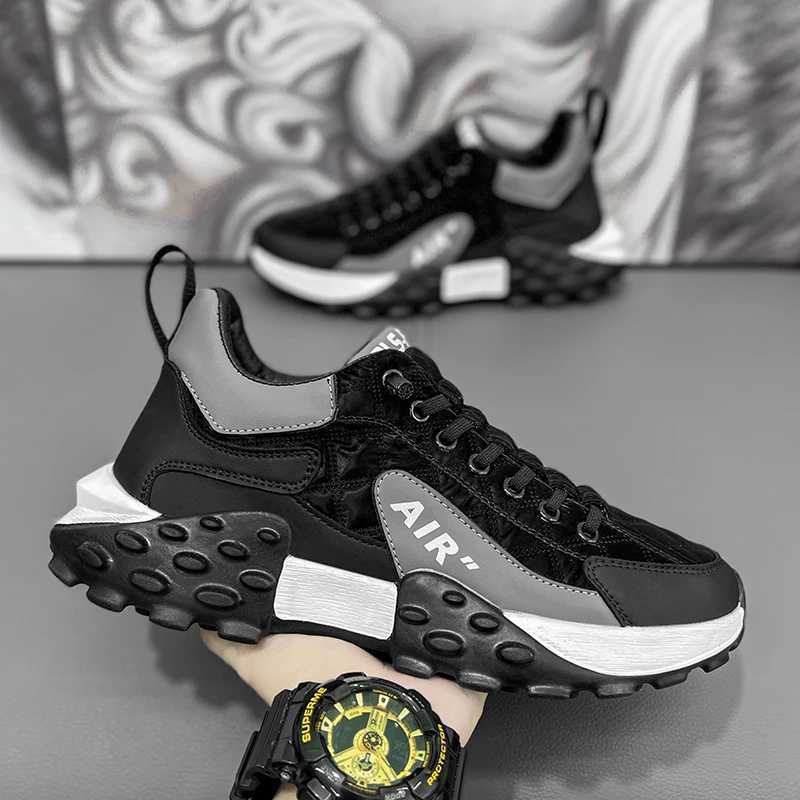 2024 New Mens Shoes Top Mens Sports Shoes Casual Mesh Leather Platform Season Outdoor Walking Fashion Designer Luxury Tennis Z250227
