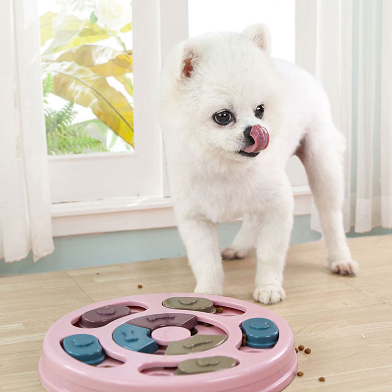 Pet Boredom - Busting Toys: Puzzle - style Slow - feeder Bowls for Dogs to Hunt for Treats, and Anti - Choking Bowls for Cats