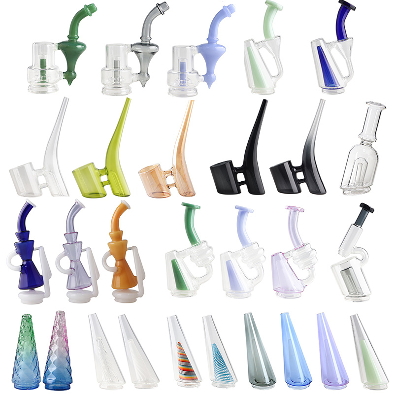 Beracky Colored Glass Attachment Replacement Providing Filtration And Cooling For Dab Rigs Water Bongs