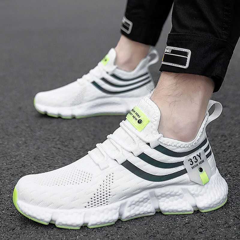 2024 hot selling sports shoes mens running shoes outdoor summer sports shoes mens walking shoes breathable mens shoes plus size Z250227