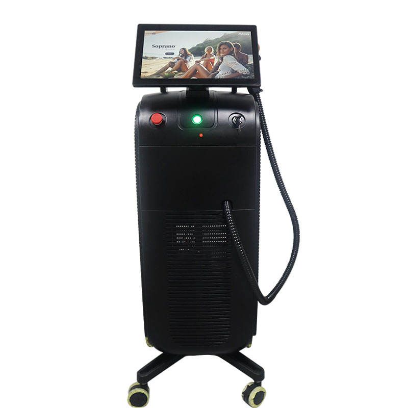 High Precision Ice Titanium 755 808 1064 Diode Laser Skin Smoothing Professional Hair Removal Ice Painless Depilation Diode Laser 1600W Equipment