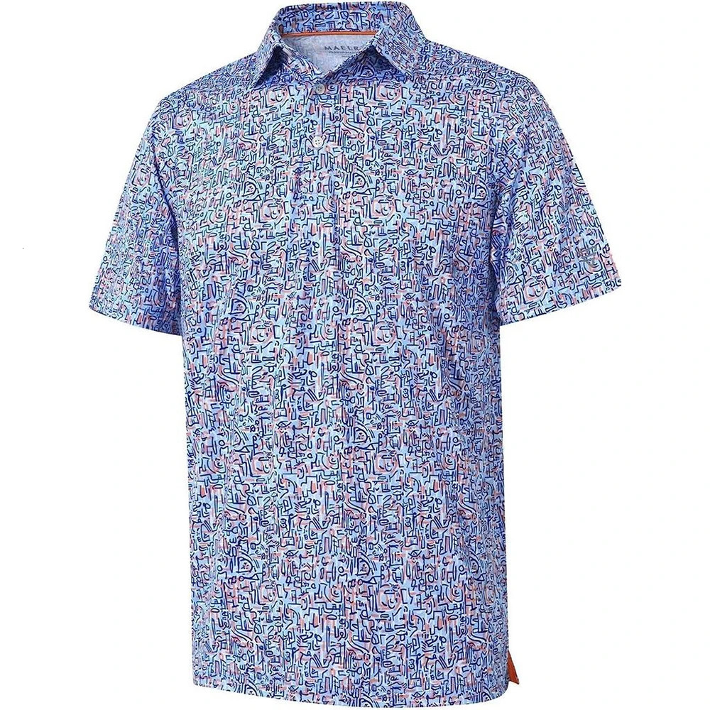 Golf T-shirt short sleeved polo shirt quick drying fashion mens T-shirt golf tennis outdoor sports shirt 250225