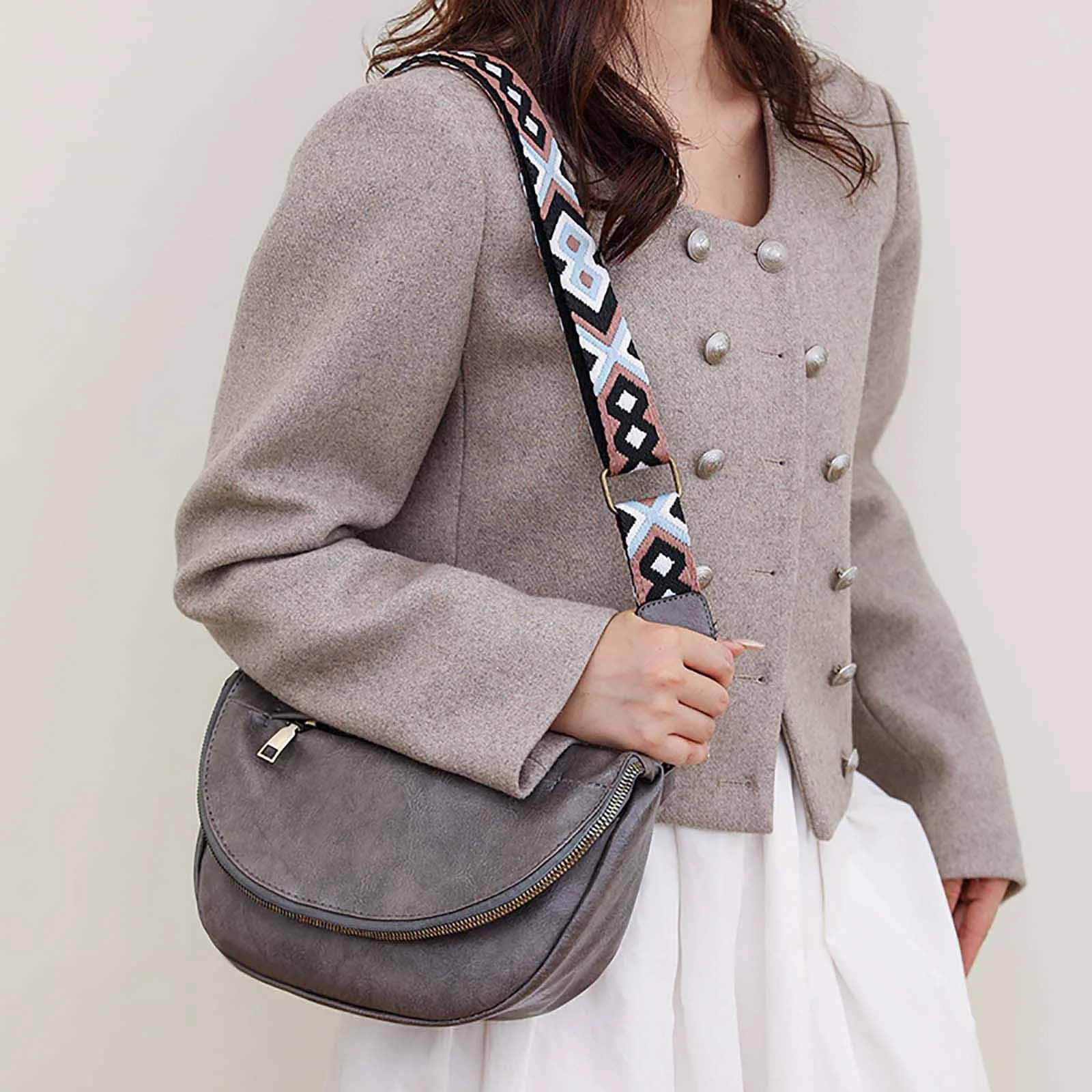 Ship from US Women Retro Shoulder Bag Fashion Casual Pu Leather Underarm Flap Crossbody Handbags Chic Ladies Street Bags 250227FBB