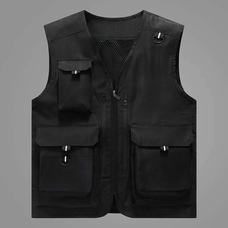 Fashion Vest With Multiple Pockets For Men And Women - Stylish Outdoor Camping Sleeveless Jacket