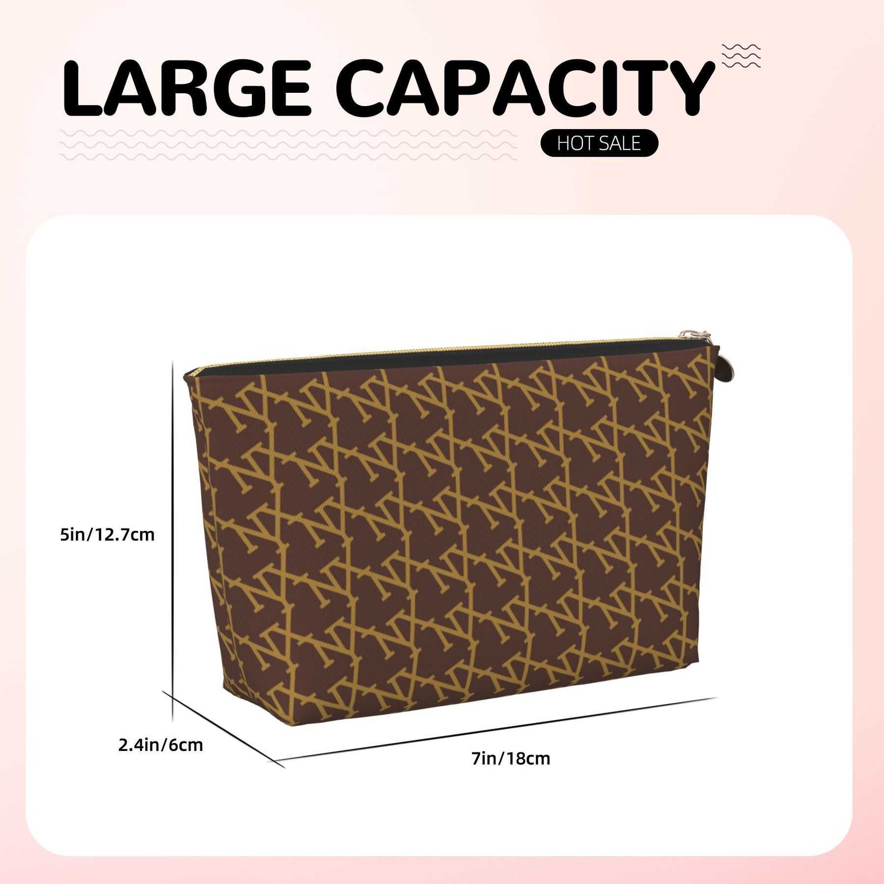 NXY Leather Travel Toiletry Bag Women Makeup Bag Designer Cosmetic Bags Luxury Clutch Pouch Wash Toiletry Bags 250227