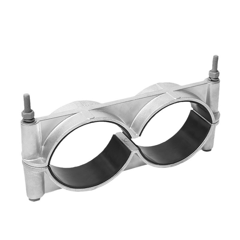 Dual Line High-Pressure Cable Clamp JGW Series Aluminum Alloy Single Core Cable Fixing Clip