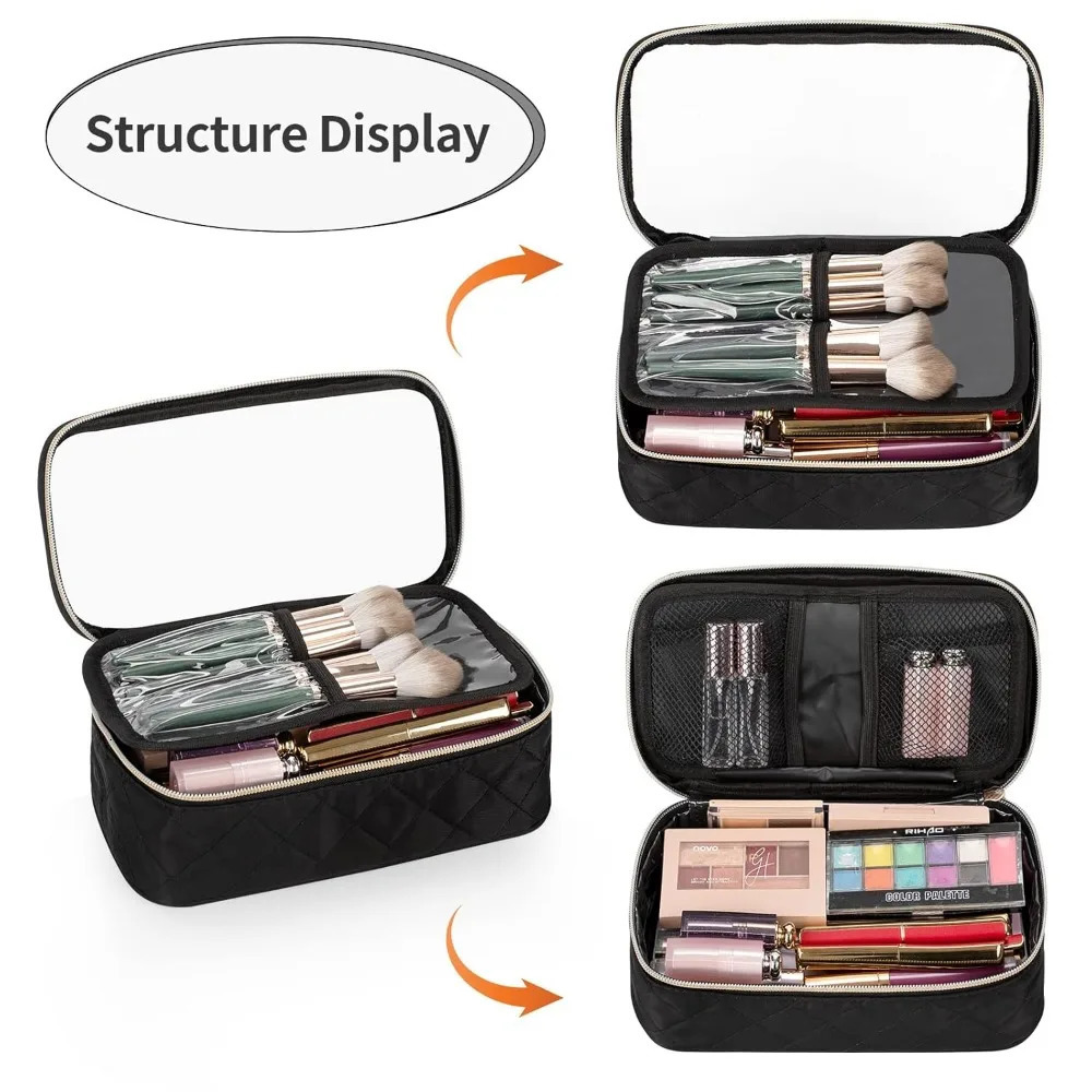 Ship from US Clear Cosmetic BagsPortable Storage Organization BagsTravel BagsCute Bags 250227FBB
