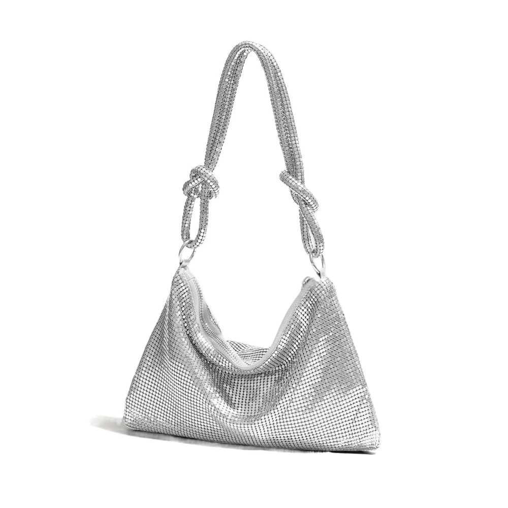 Soft handle sequin evening club bag suitable for women sparkling dinner parties wedding wallets handbag womens underwear shoulder bagsXJ250227
