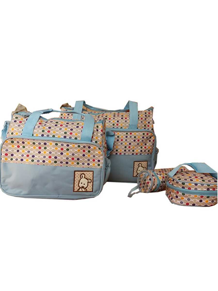 Diaper Bags Mummy urine bag set nap storage organizer large capacity pregnant travel bag shoulder bag handbag baby stroller bag Y250227PHYO