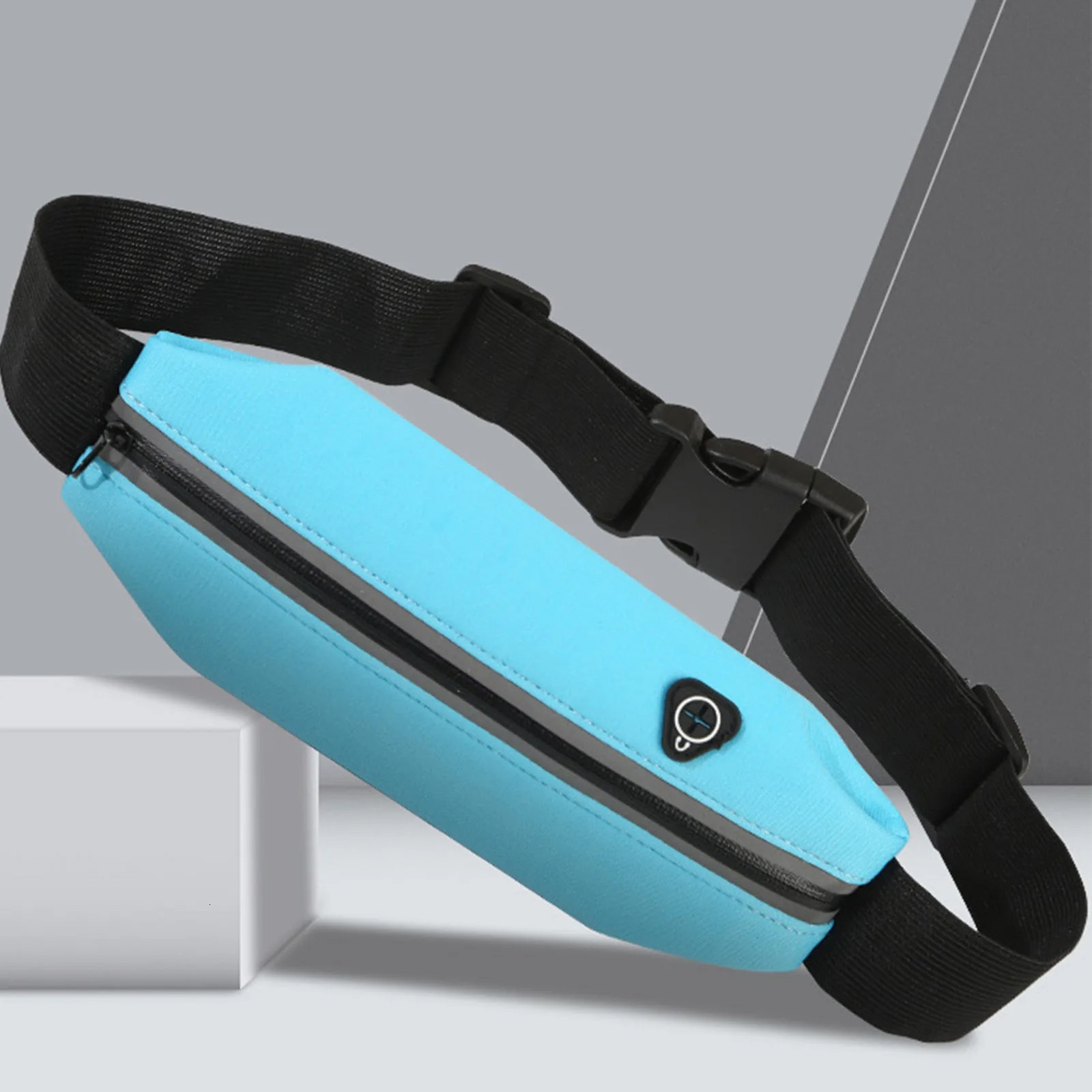 Ship from US Running Bag Men Women Waist Belt Sports Fanny Pack Mobile Phone Gym Cell Jogging Run Cycling 250227FBB