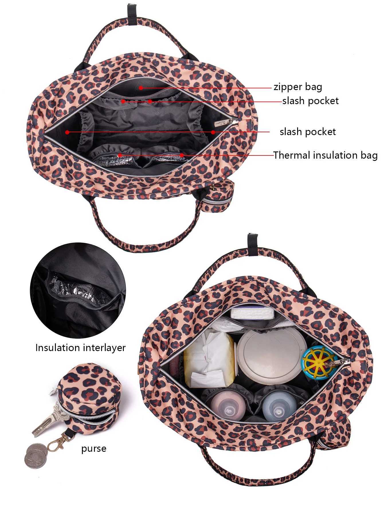 Diaper Bags Large Maternity Bag for Baby Diaper Maternal Mommy Bag Quilted Nappy Maternity Packs Toiletry Labour Luggage Bag Mom Travel Tote Y2502271K