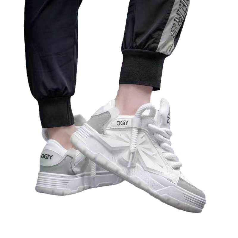free shipping casual shoes men mens grey white green breathable comfort platform outdoor sports running shoe trainers 2025