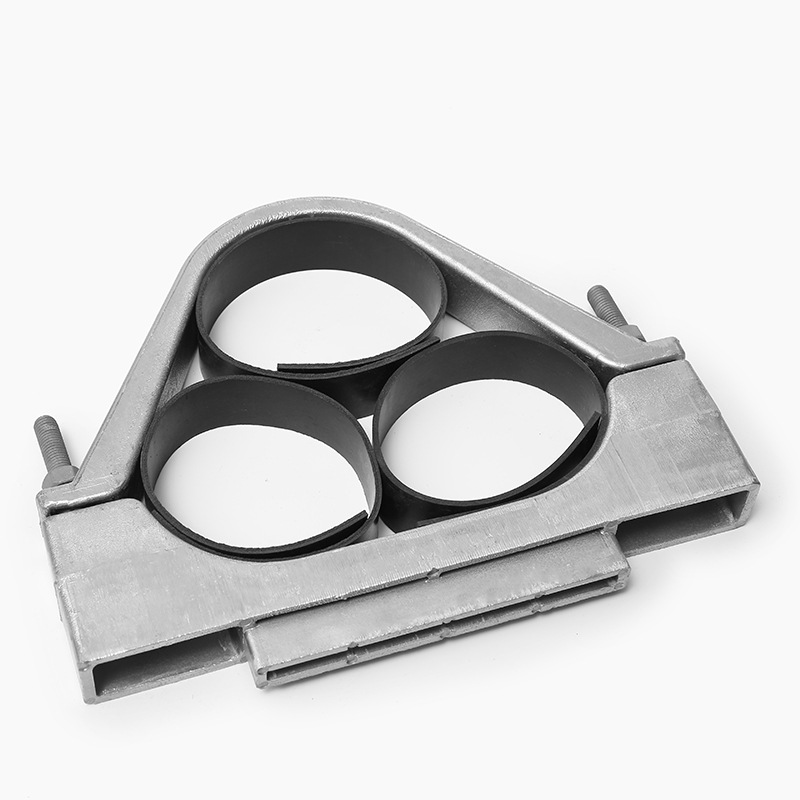 Custom High-Pressure Cable Clamp JGPU Type Aluminum Alloy with Holes for Bridge Rack Mounting