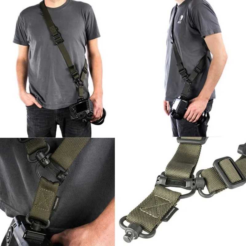 Adjusteab MS4 Rif sling gun QD metal strap switch tactical nylon 2-point weapon multi mission Rear Airsoft hunting Acc W250227