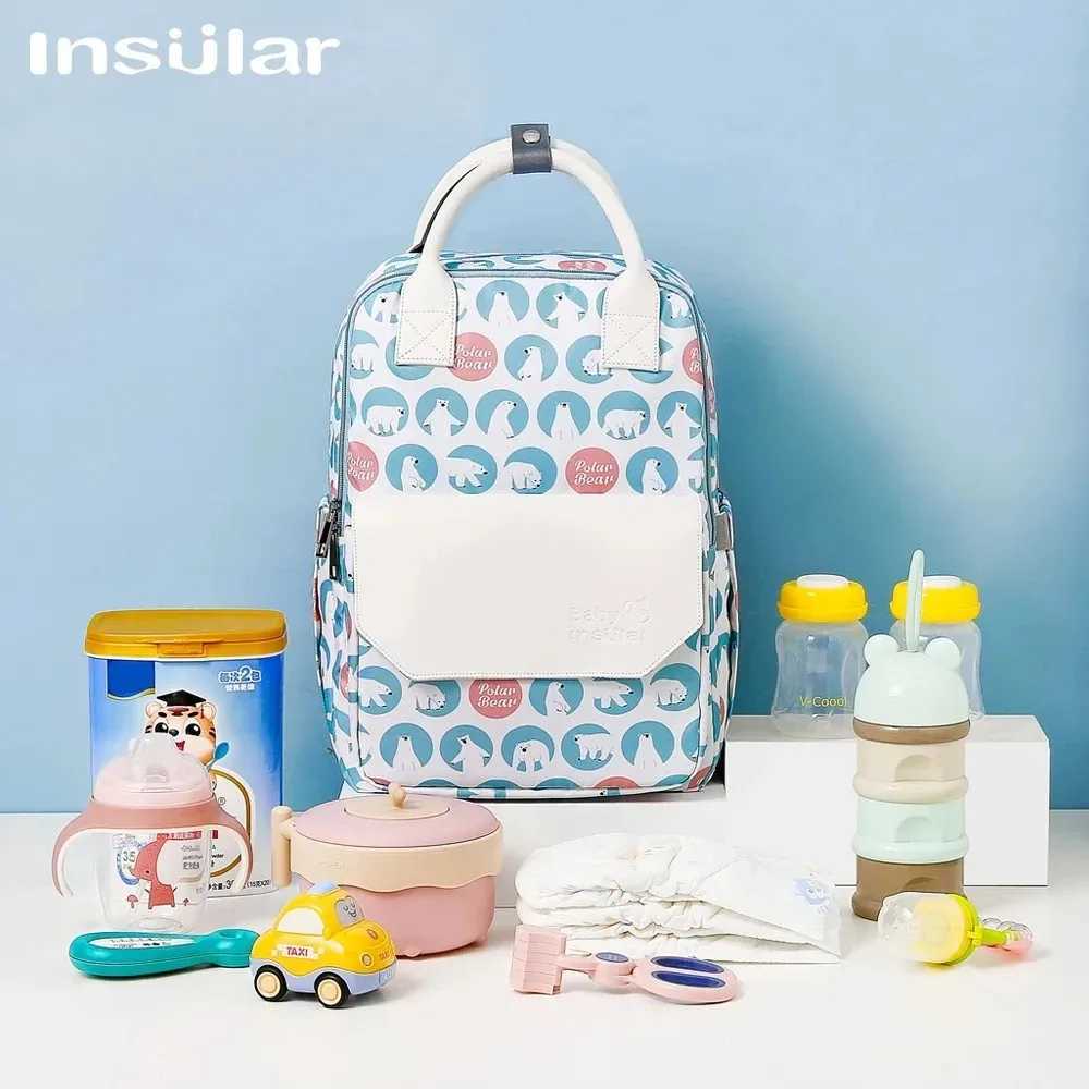Diaper Bags Diaper Bag Backpack Cart Baby Bag Nappy Bag Mommy Maternity Packs Maternity Supplies Y250227OKU9