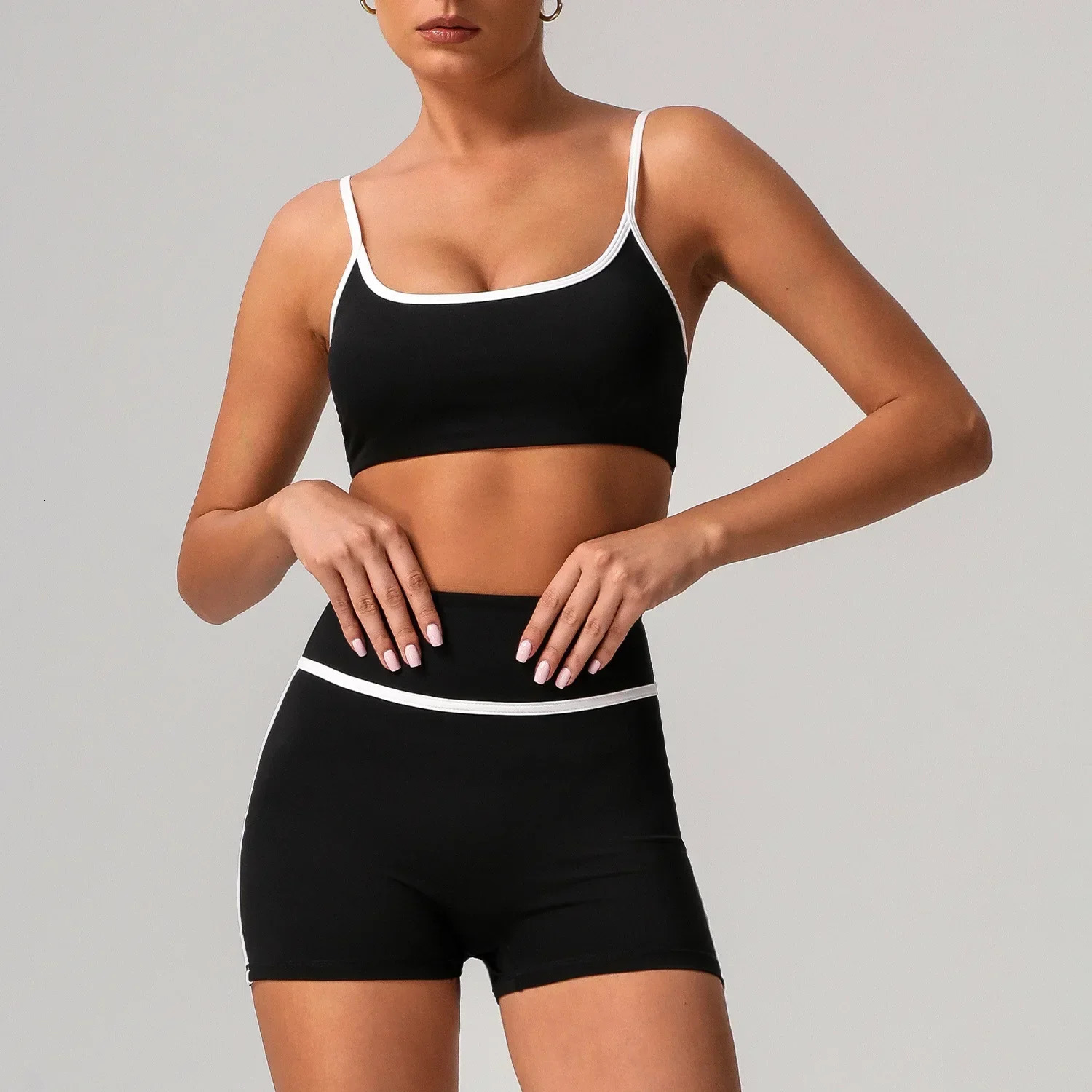 Seamless Yoga Sets Sports Fitness High Waist Hip Raise Tight Quick-drying Yoga Suit Running Workout Clothes Gym Set for Women 250227