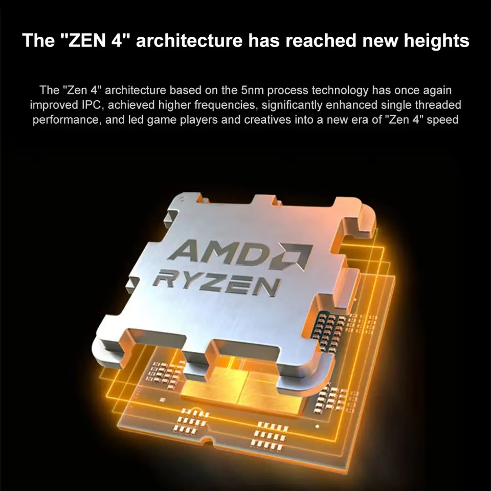 NEW AMD Ryzen 7 7800X3D R7 7800X3D 5.0 GHz 8-Core 16-Thread 5NM 96M Desktop Processor Socket AM5 CPU Gaming Processo