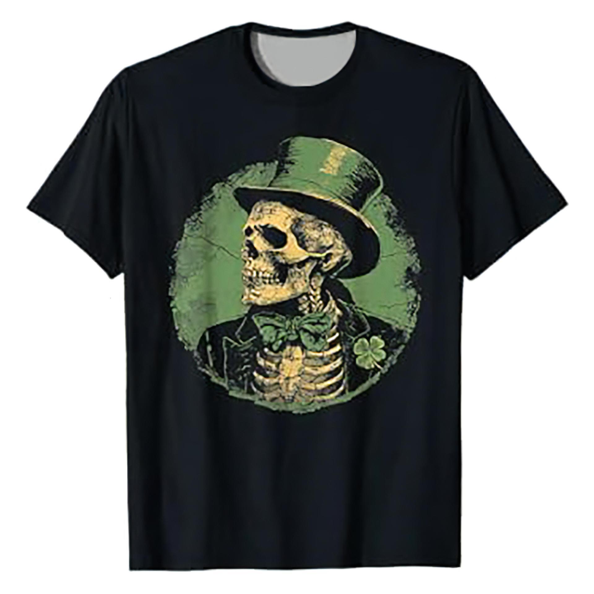 Designer 2025 New Fashionable And Versatile Men's Summer Short Sleeved Printed T-shirt D