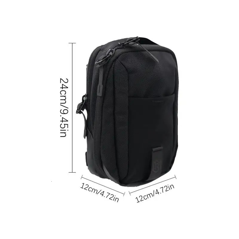 Ship from US Magnetic gym mobile phone hanging bag suitable for men women floor organizers sports chest cross body handbags earplugs key water bottles