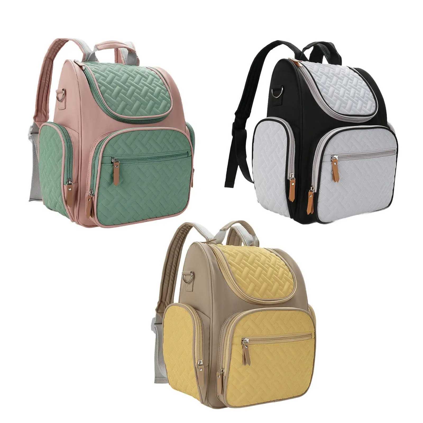 Diaper Bags Baby diaper bag waterproof change pad with baby carrier baby travel bag baby diaper change bag Y2502271DZ3