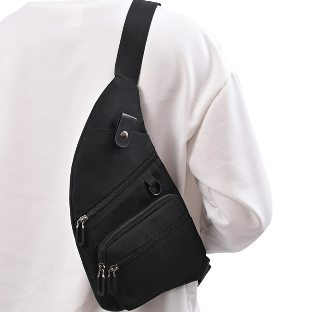 Ship from US Anti Theft Travel Bag Crossbody Shoulder Large Capacity Sling Adjustable Strap Waterproof for Outdoor Sports 250227FBB