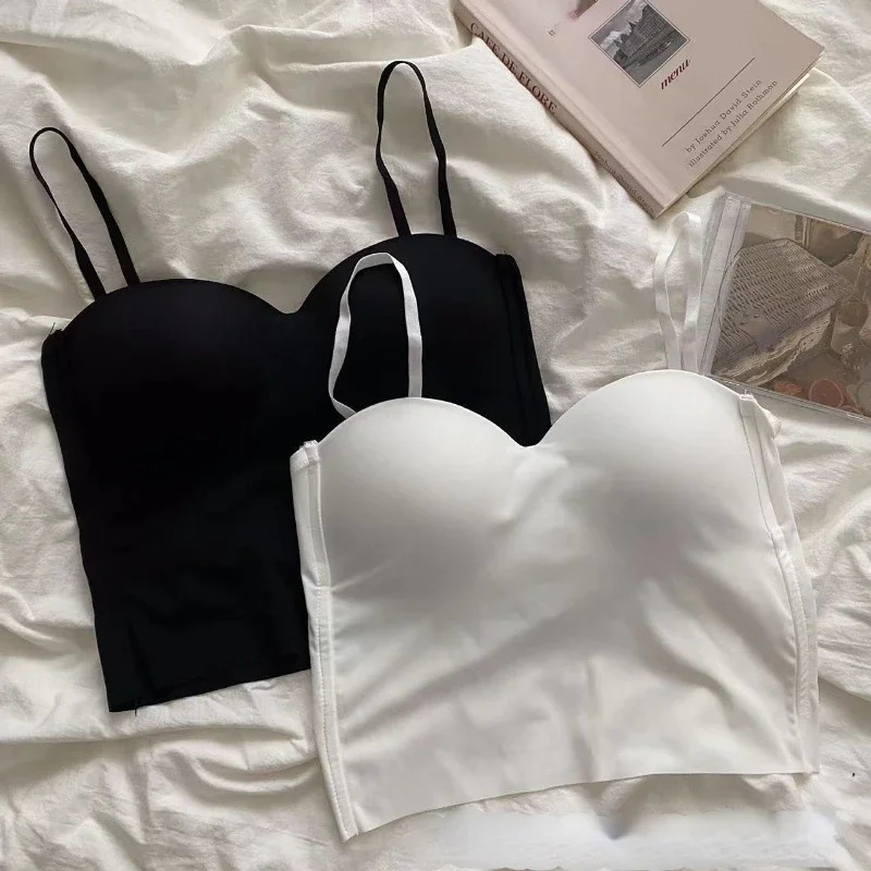 4 Colors Camisole for Women Fitness Crop Tops Mujer Ropa Summer Elegant Sexy Allmatch Casual Top Aesthetic Solid 250224Z