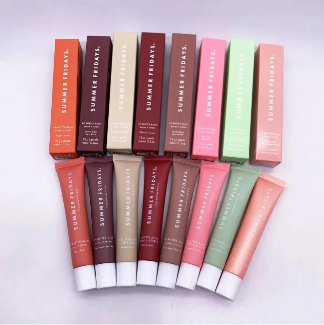 Makeup Summer Fridays Lip Gloss Lip Plumper Lip Balm Liquid Lipstick moisturizes Pink Sugar Vanilla beige sweet mint cherry top quality lipgloss