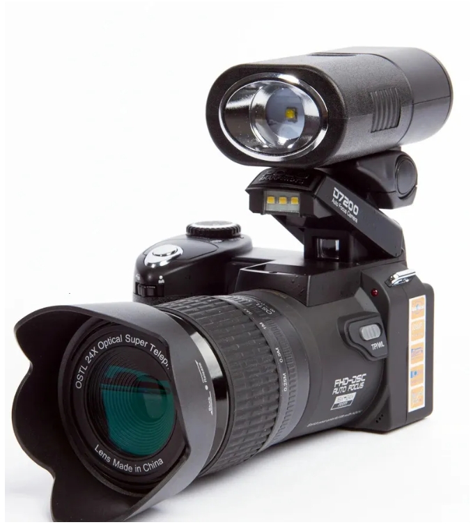 2025 Digital Cameras 24X LED Optical Zoom Professional Po Camera For Pography Wide Angle Telepo Lens Recorder Knit Auto Focus Camcorder 23