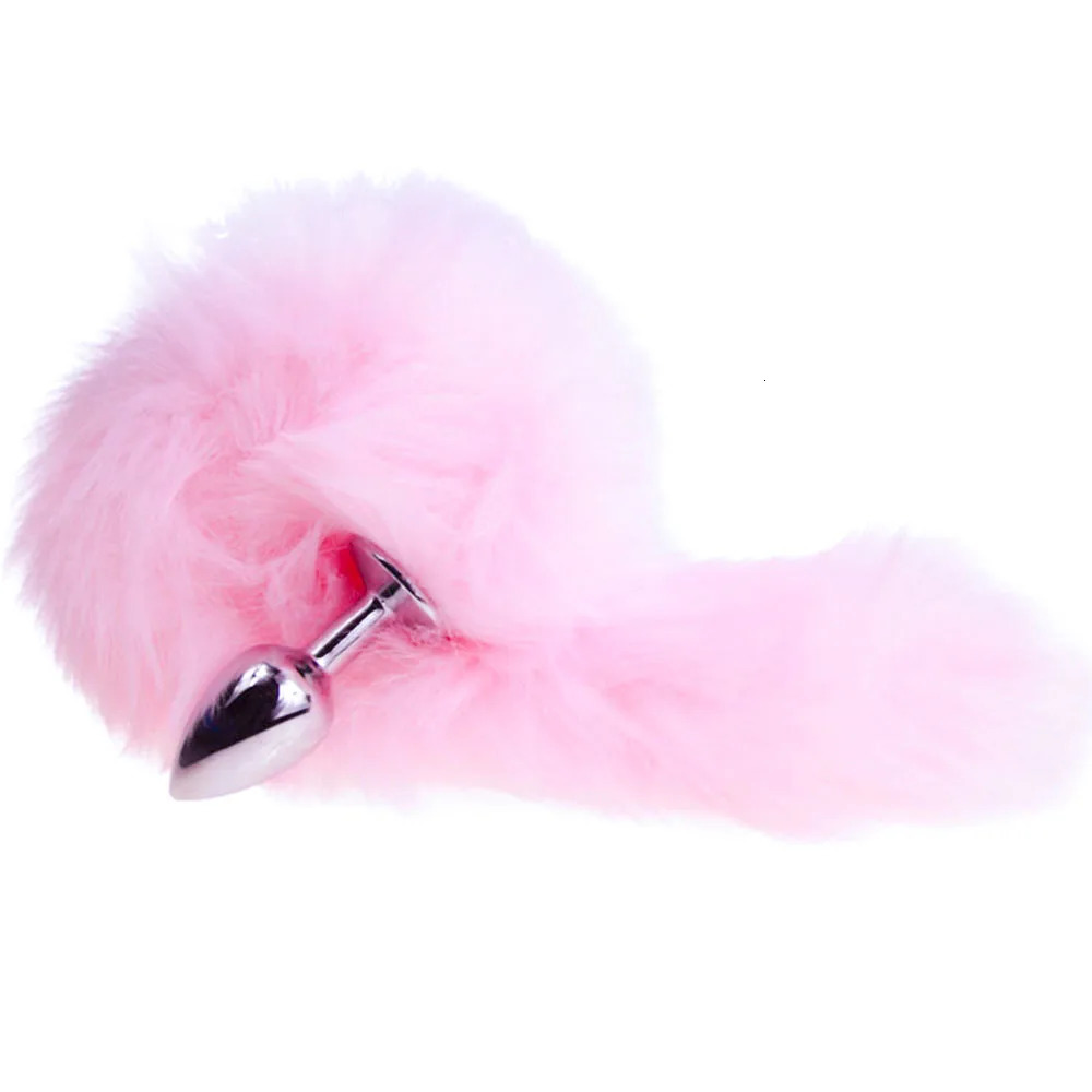 Pink Fox Butt Plug Tail Anal Teaser Comfort Furry Beginner Sex Toy Indeed Explore Ass Dog Play Women stimulate Furry Cosplay 250227