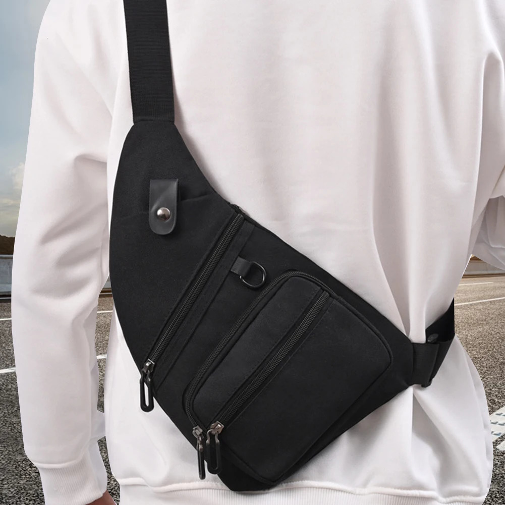 Ship from US Anti Theft Travel Bag Multifunctional Fanny Pack Large Capacity Sling Crossbody Adjustable Strap Waterproof for Women Men 250227FBB