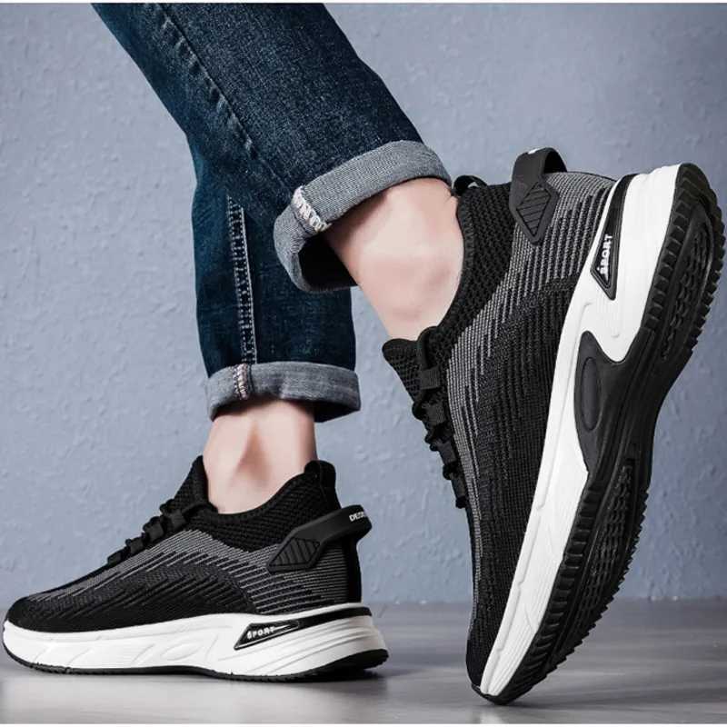 Summer Sneakers 8CM NEW top Elevator Hidden Height Increasing For Men 6CM Casual Sport Heightening Shoes Tenis Mascino Z250224