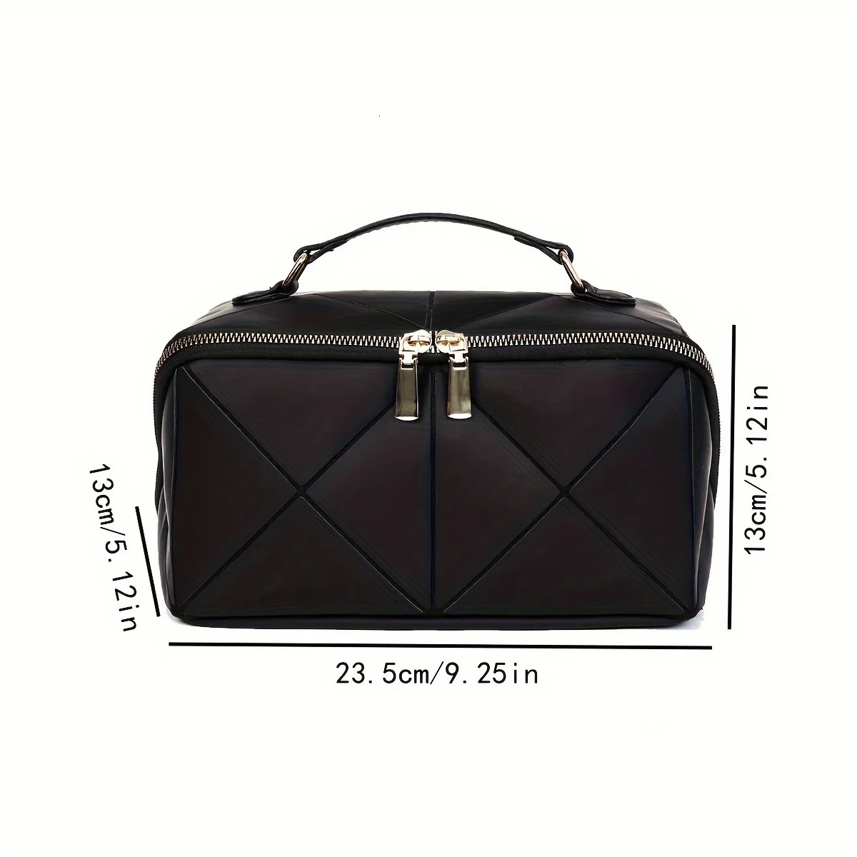 Ship from US Large capacity portable makeup bag foldable pillow n travel PU unisex adult waterproof oilfree accordion 250227FBB