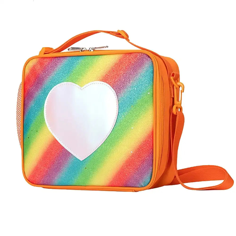 Ship from US Insulated Lunch Bag for Kids with External Bottle Holder Perfect School Travel and Picnic 250227FBB
