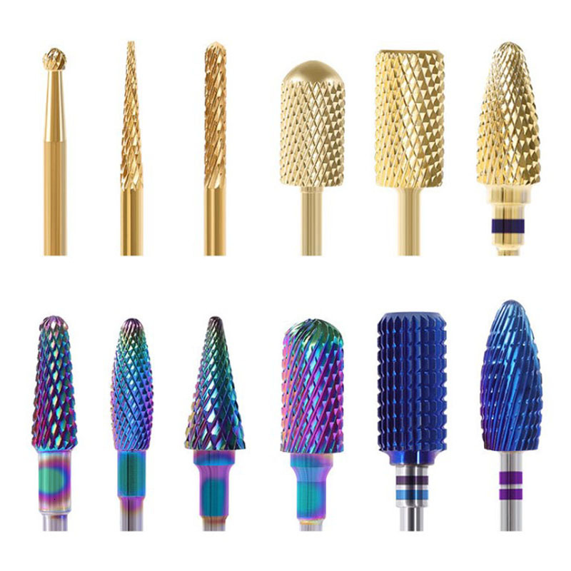 High quality Electric Nail Art Drill Tungsten Carbide Grinding Head For Manicure milg cutters Polishing Tools