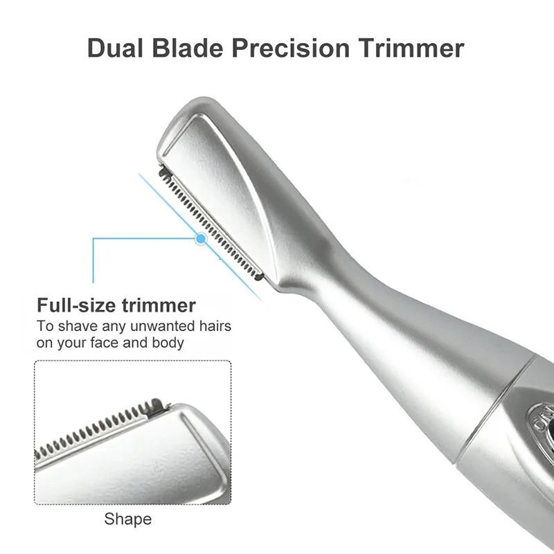 Electric Eyebrow Trimmer Mens And Womens Automatic Eyebrow Trimmer Portable Hair Removal Beauty Trimmer Beginner Beauty Tool 250224