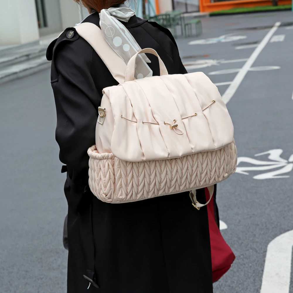 Diaper Bags Large-capacity Fashion Baby Newborn Travel Backpack Female Mommy Backpack Baby Diaper Bag With Insulated Pocket Y25022702UR