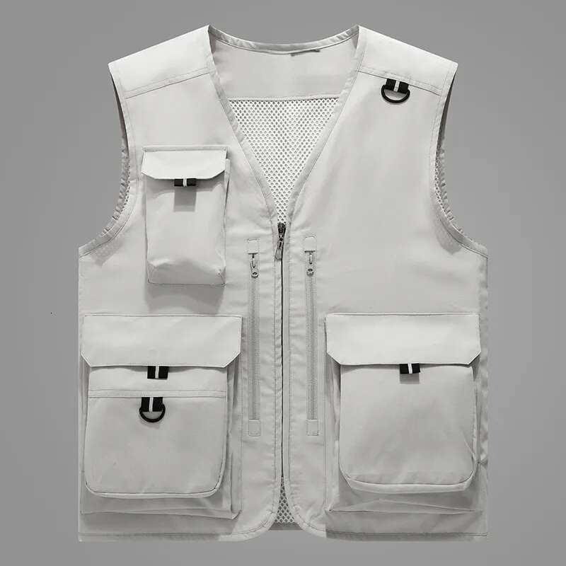 Fashion Vest With Multiple Pockets For Men And Women - Stylish Outdoor Camping Sleeveless Jacket